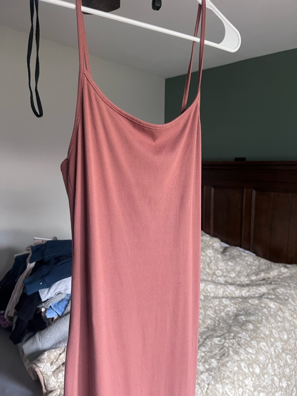 Dusty Rose Ribbed Slip Dress Wild Fable